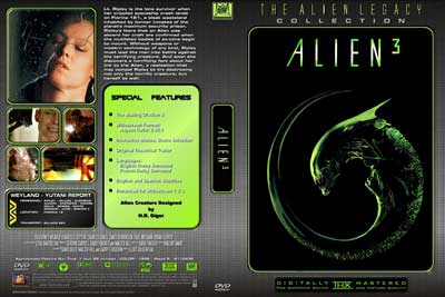 Чужой 3: Режисерская Версия (Alien 3: Director`s Cut): Обложка Диска