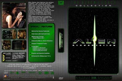 Чужой 4: Режисерская Версия (Alien Resurection: Director`s Cut): Обложка Диска