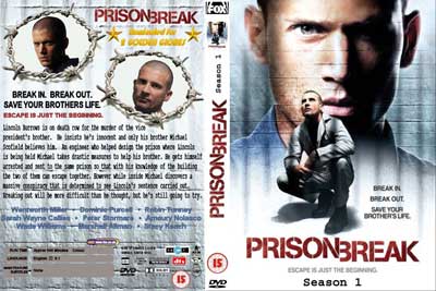 Побег Из Тюрьмы (Prison Break), 1й Сезон: Обложка Диска