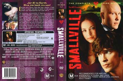 Тайны Смолвилля (Smallville), 3й Сезон: Обложка Диска